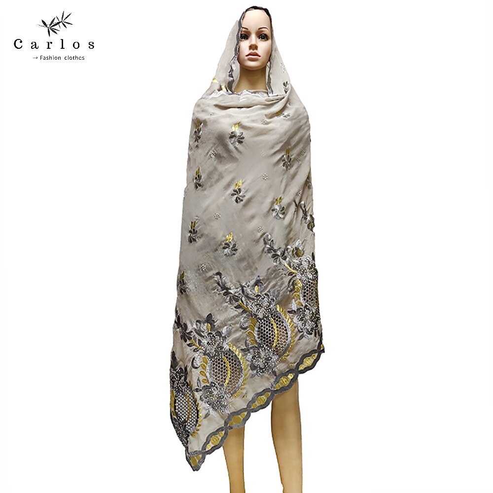 Écharpe Hijab 100% coton pour femmes africaines, écharpe Dubai, prix , Sc-23