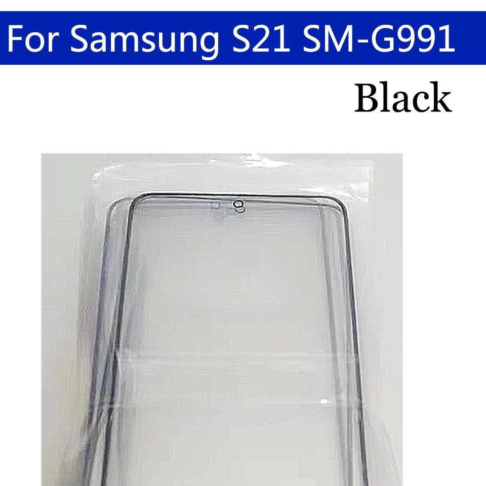 10Pcs \ Lot Vervanging Voor Samsung Galaxy S21 5G G991 Touch Screen Voor Glas Panel Outer Lcd Glass lens SM-G991B SM-G991B/Ds