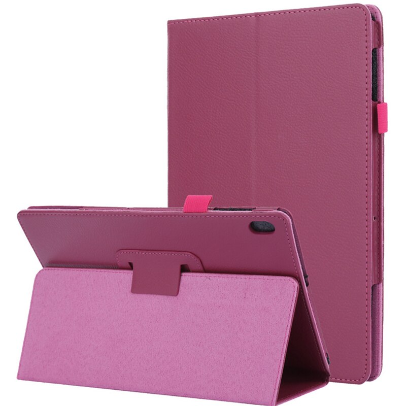 Funda protectora para Tablet lenovo-m10 TB-X505F/L P10 TB-X605F/L TB-X705F/L 10,1 ", Lichee PU: ROSEO
