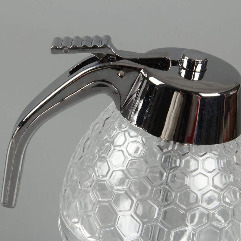 Distributeur de sirop de jus de miel 200ML, distributeur de gouttes d'abeille, bouilloire Pot de stockage de jus de sirop tasse accessoires de cuisine