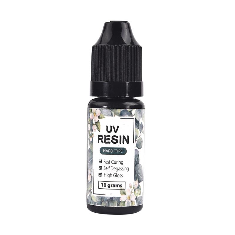 10/25/30/50/60g uv-hartslim snabbtorkande klart hårt epoxihartslim smyckestillverkning transparent uv-lim ultraviolett härdande: Vit