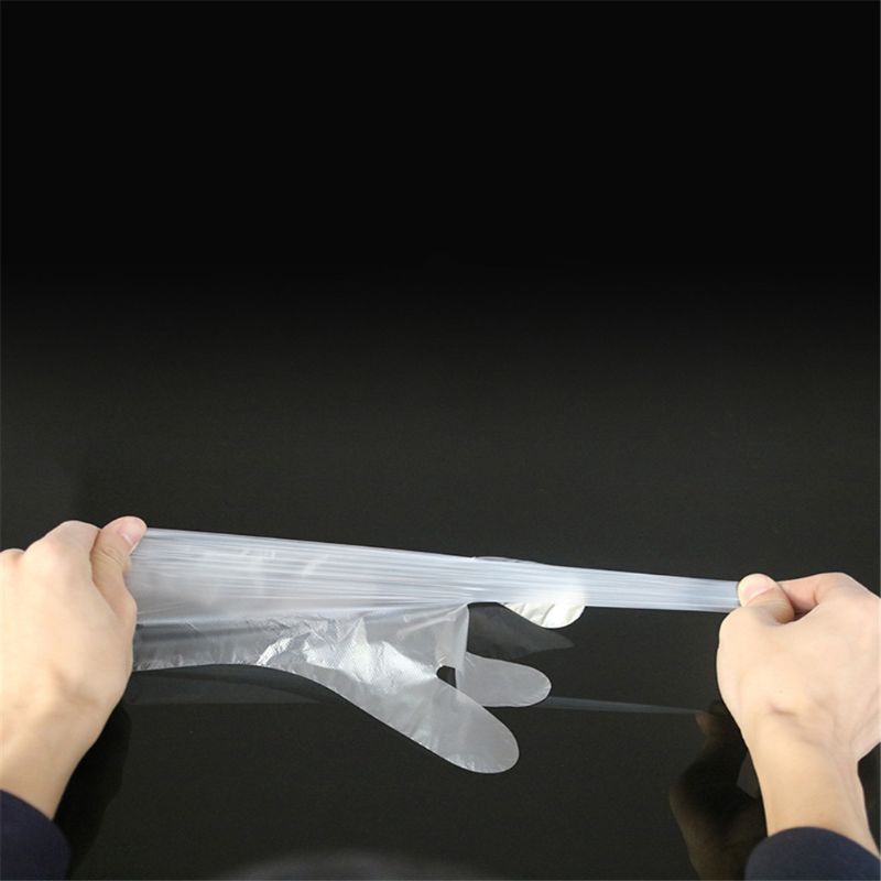 500 Stck Kasten Einweg Vinyl Handschuh Multifunktions transparent Dünne Wasserdichte QX2B