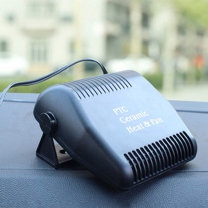 Portable Car Heater Defroster Windshield Vent 12V / 150Welectric Heater Windshield 360 Degree Rotation ABS Heating Cooling Fan