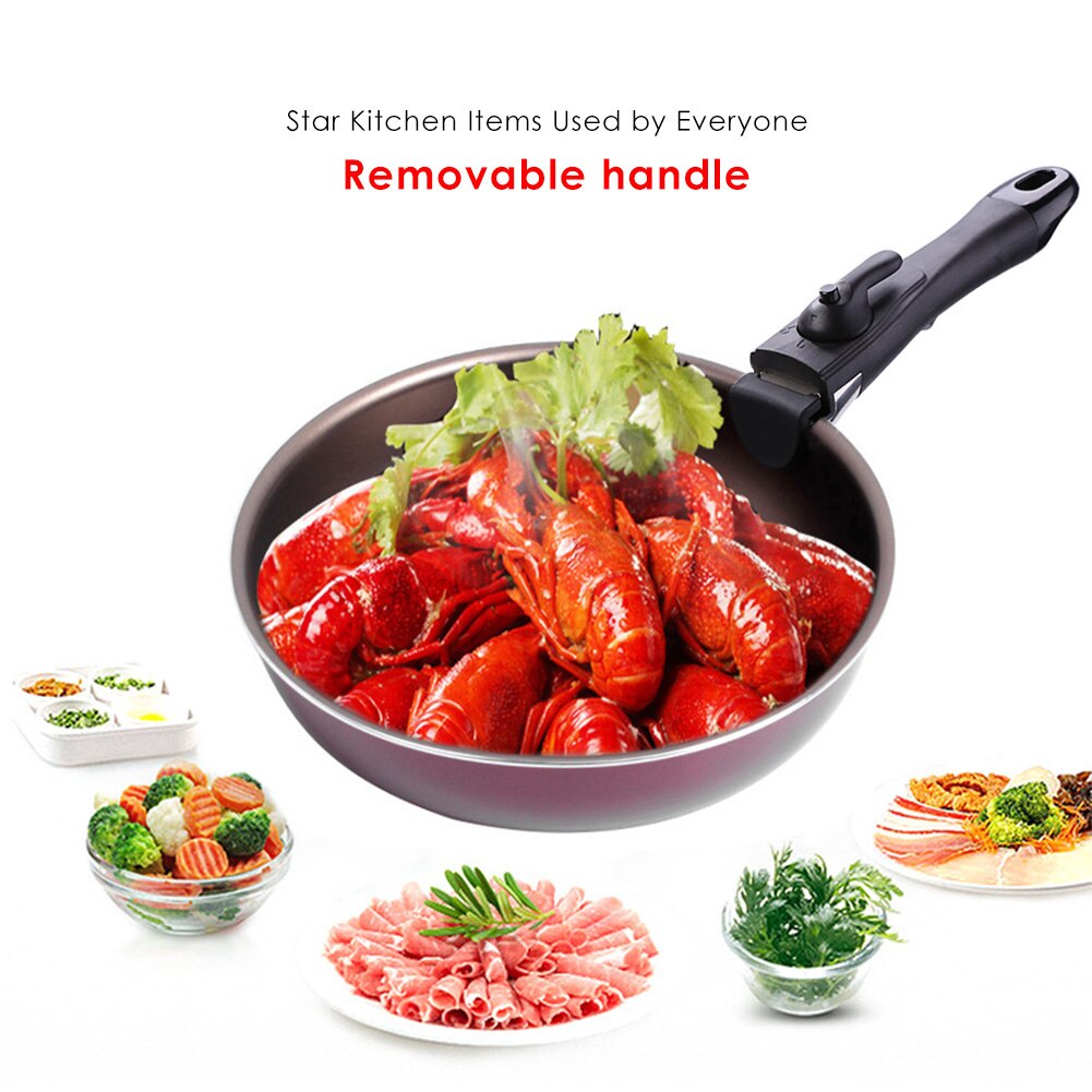 Afneembare Afneembare Pan Handvat Pot Demontabele Clip Grip Voor Keuken