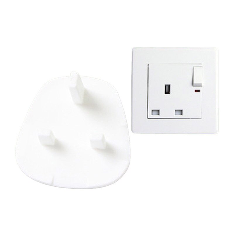 12/24/48pcs Plug Socket Covers Babies Kids Safety Protector for UK 3 Pin Sockets FAS