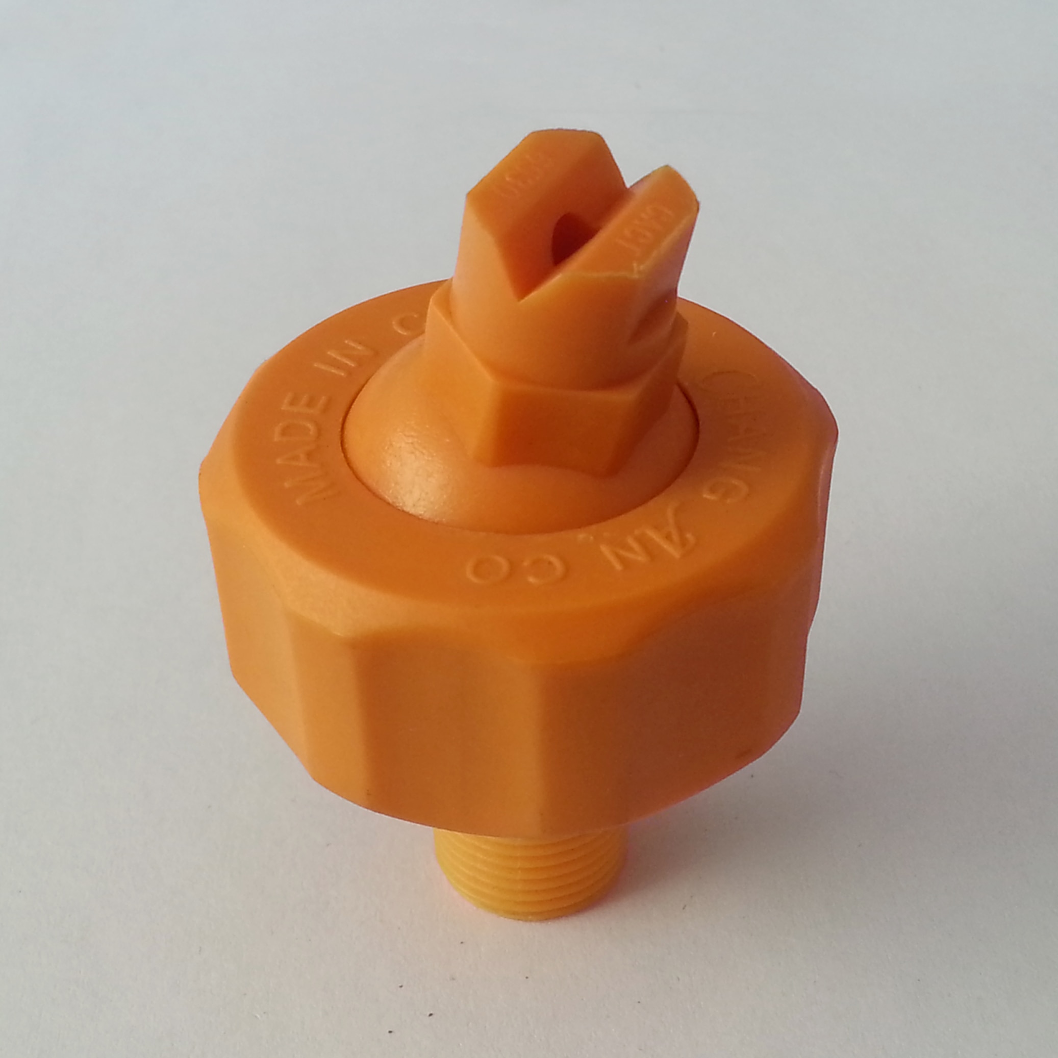 1/4" 3/8" 1/2"PP Plastic adjustable ball flat fan spray nozzle
