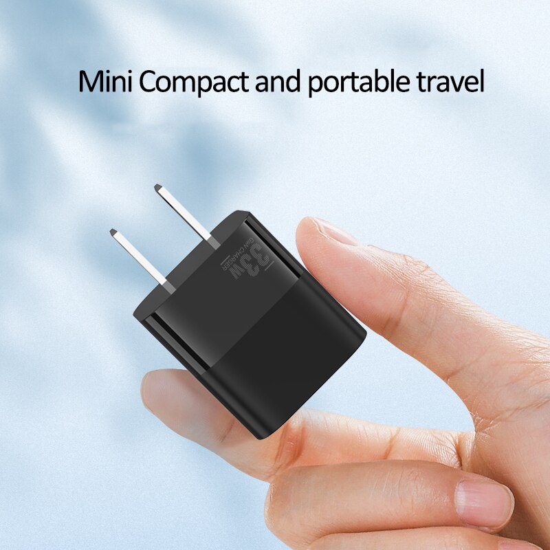 ILEPO Mini 33W GAN USB C ładowarka typu C PD szybkie ładowanie dla iPhone 13 12 11 Max Pro XS 8 Plus dla iPad Pro Air Laptop Samsung