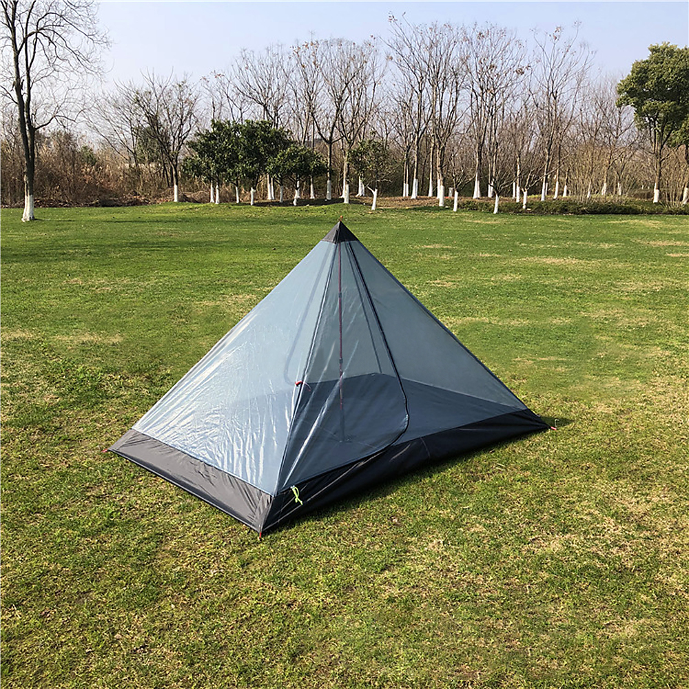Tenda da campeggio esterna tenda a rete ultraleggera tenda da tenda a rete repellente per insetti 1-2 persone tenda da campeggio pieghevole ultraleggera