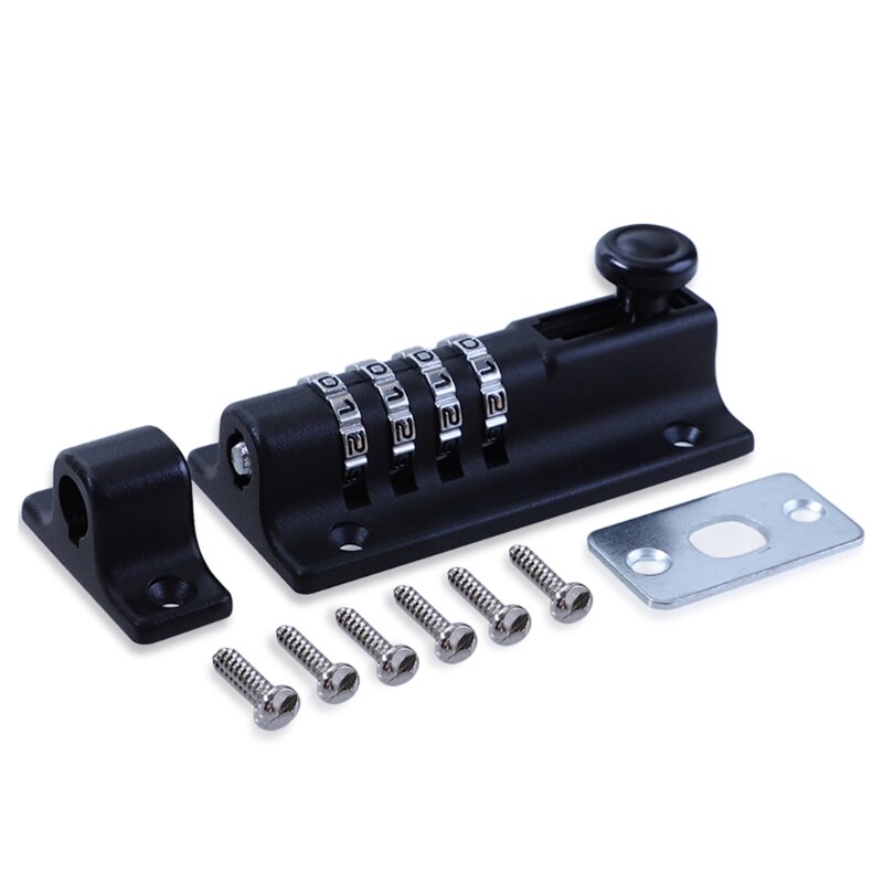 Combination Locking Bolt Unique Patented Recodeable Combination Locking Bolt Rustproof and Weatherproof - 4 Digit
