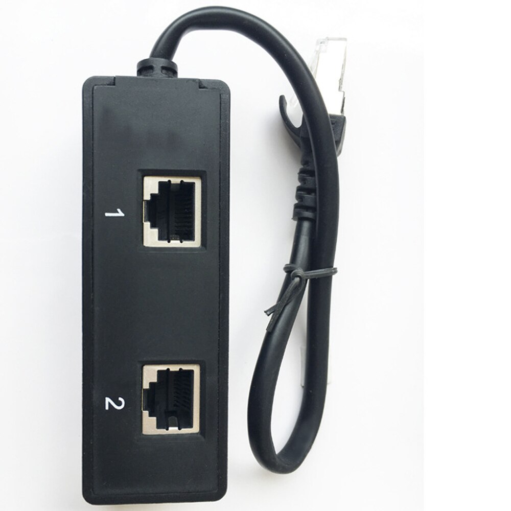 1 lan 2 rj45 portti 1 internet-ethernet-kaapelin jakaja sovittimen liittimen jatke