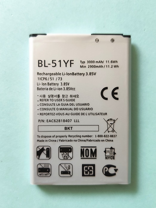 BL-51YF/BL-51YH Batterij Voor Lg G4 H815 H818 H819 VS999 F500 F500S F500K F500L H811 V32 Mobiele telefoon Batterij