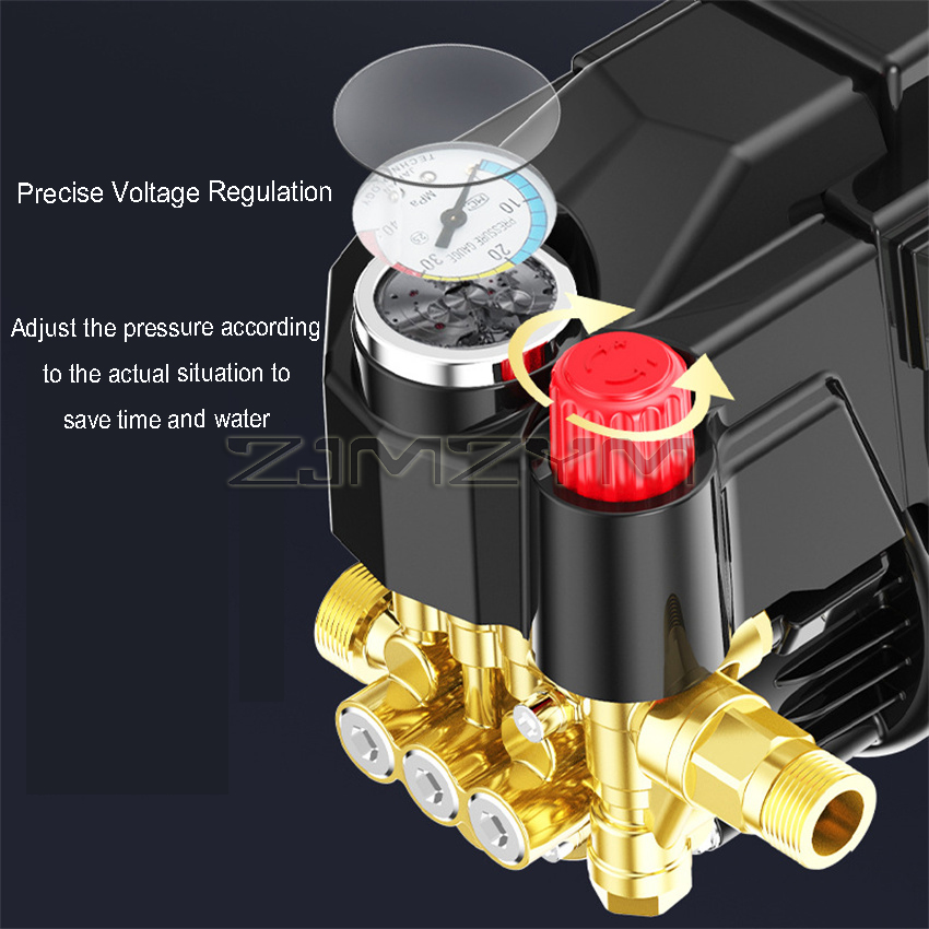 High Power 4800W Hause Auto Waschen Maschine Hochdruck 220V Kleine Tragbare Reinigung Maschine Auto Waschmaschine Wasser Pistole wasserpumpe