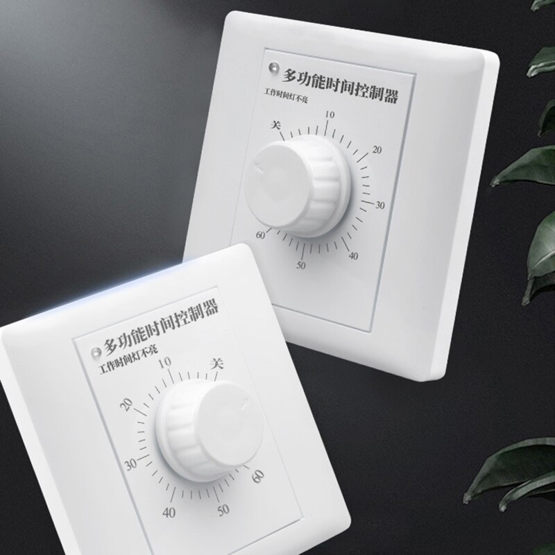 Time Switch Light Switch Sockets Countdown Timer 220V Switch Digital Timer Control Switch Socket Cover Plate Home