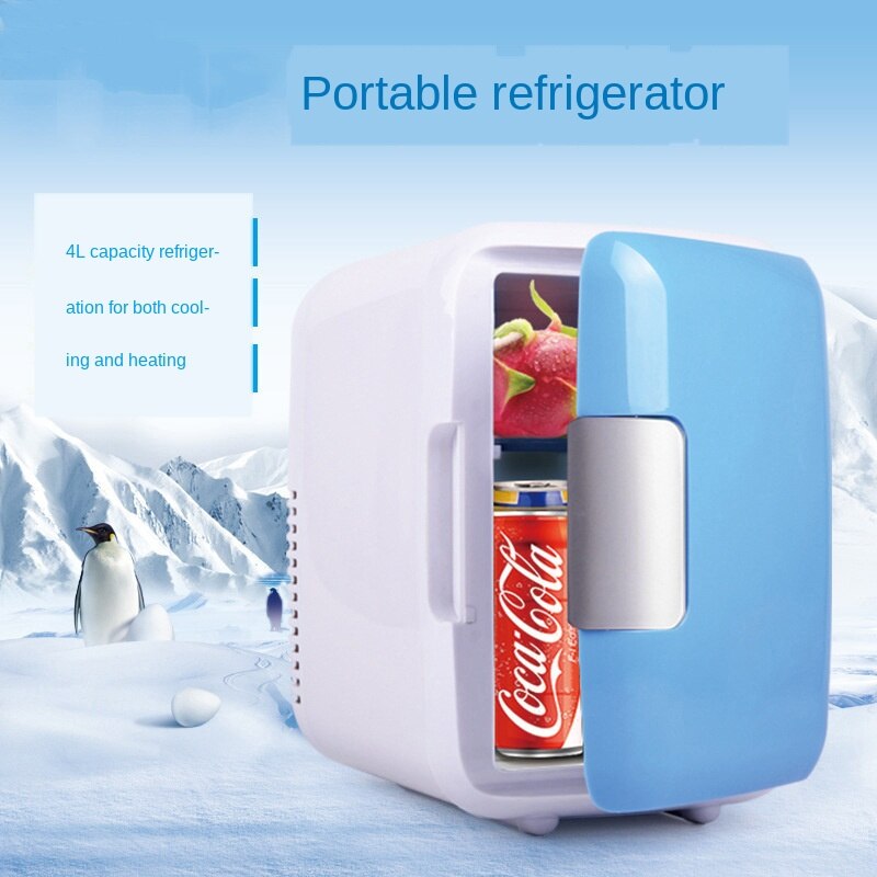 Portable mini mini refrigerator, low energy consumption, refrigerated incubator for vehicle refrigerator