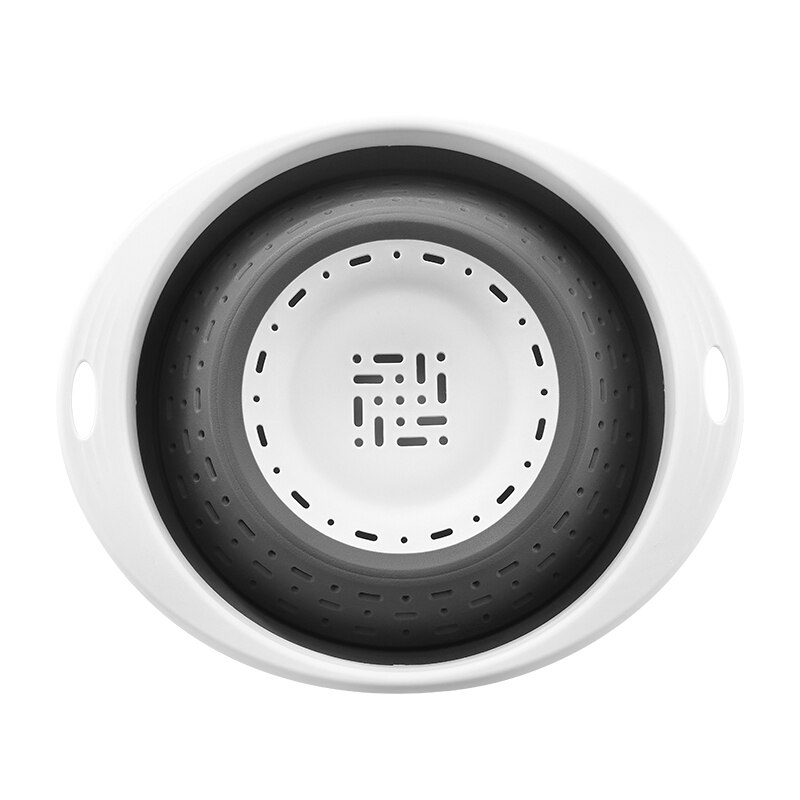 Retractable Folding Drain Basket Colander Vegetables Fruits Basket Pink Gray Bowls Drain Water Filter Bas Kitchen: 01