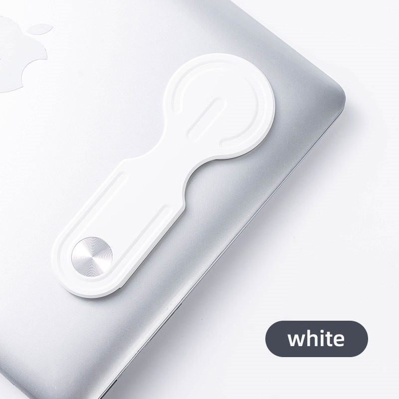 UKGO magnetyczny ekran laptopa uchwyt na telefon do Magsafe dla iPhone15 14 regulowany składany wspornik mocowanie boczne stojaka: WHITE