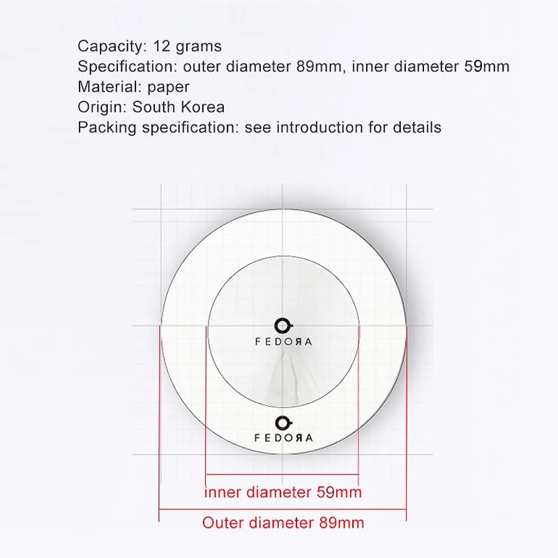 20/100pcs Hanging Ear Flying Saucer Drip Bag Filter Disposable Portable Brew Coffee Tea Filters Tool Eco-Friendly Paper Bags