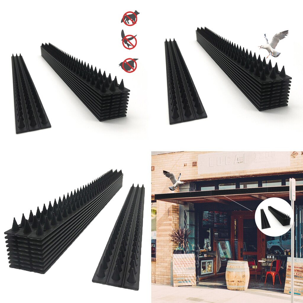 Gates Anti Climb Fence Wall Spikes Bird Repellent Prickle Strips Defender