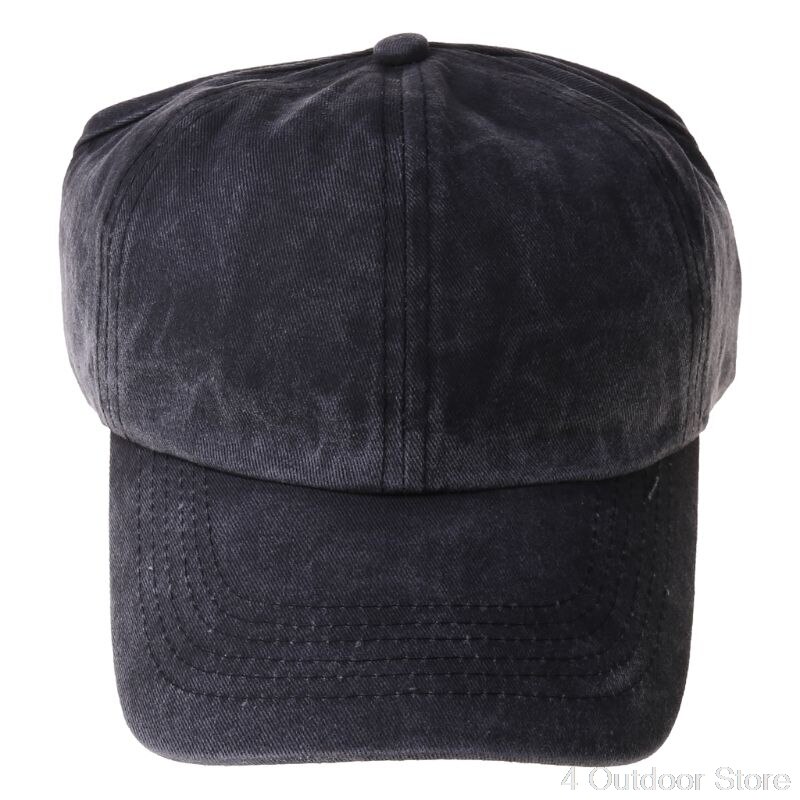 Sombrero de béisbol con cola de caballo y espalda descubierta, medio vacío, para adulto, para mujer, Color sólido, ajustable, transpirable, desordenado, gorra O01 20,