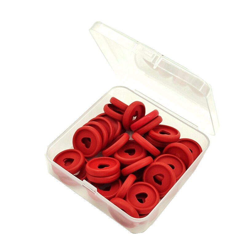 22PCS/box 35MM NoteBook Binding Discs Discbound Expansion Discs Binder Rings for DIY Notebooks Planners Scrapbook Matte: red