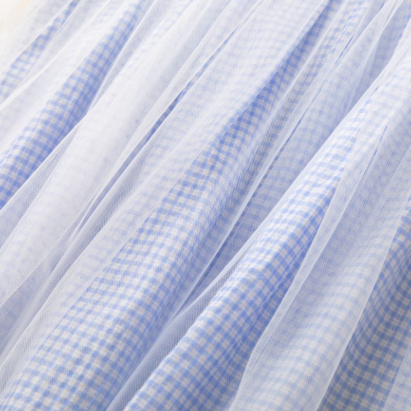 Meisjes Jurken Peuter Meisje Jurken Kinderen Kleding Meisje Jurk Meisjes Zomer Mesh Plaid Sling Dress Party Jurken Voor Meisjes