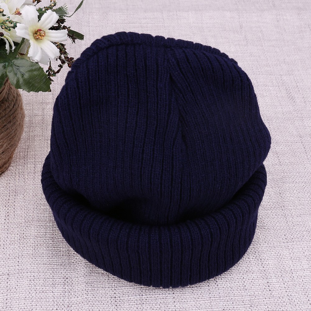 Höst vinter mjuk stickad mössa dam keps dam bomull skullies & beanies enfärgad taklist hattar kvinnlig solid huva
