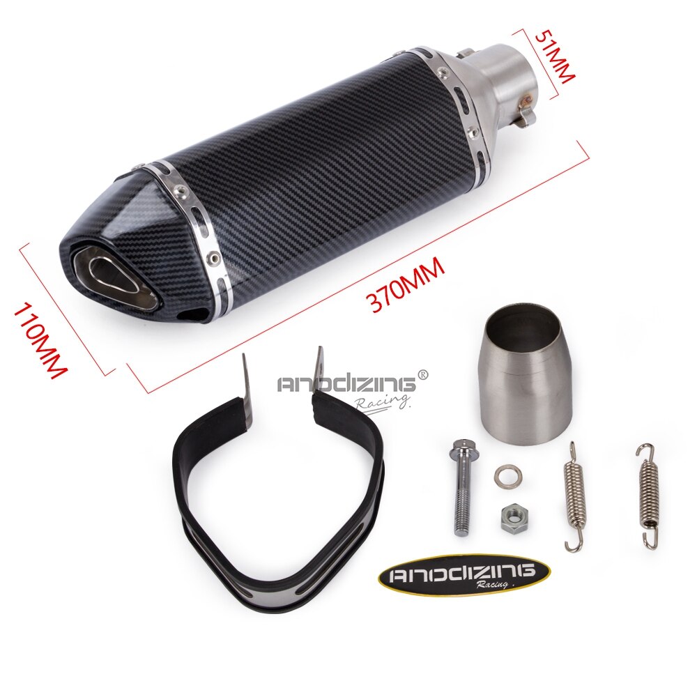 Motorfiets Uitlaatsysteem Slip Op Midden Pijp Link Uitlaat Voor Honda CB300F CBR300R CBR300 Slip-On met Uitlaat
