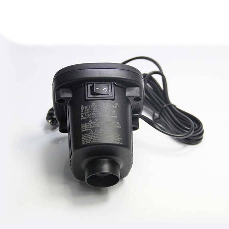 12V DC Electric Air Pump Inflator with 2 Nozzles for Inflatables Mattress Raft Bed Boat Portable Car Air Pump Compressor