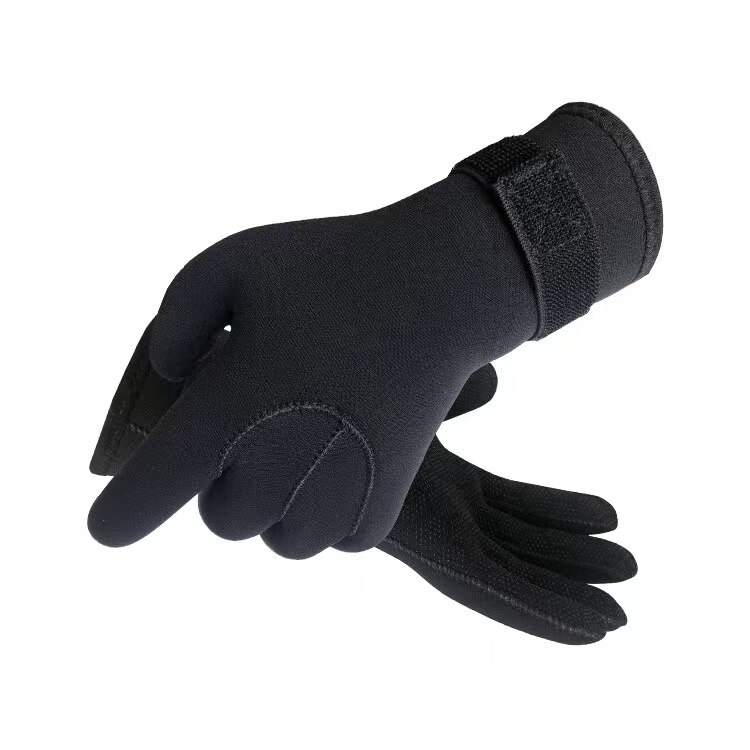 3/5mm Neoprene Diving Gloves Non-slip Wear-resistant Fishing Snorkeling Gloves Scuba Spearfishing Thermal Swimming Gloves: 5mm no logo / XXL