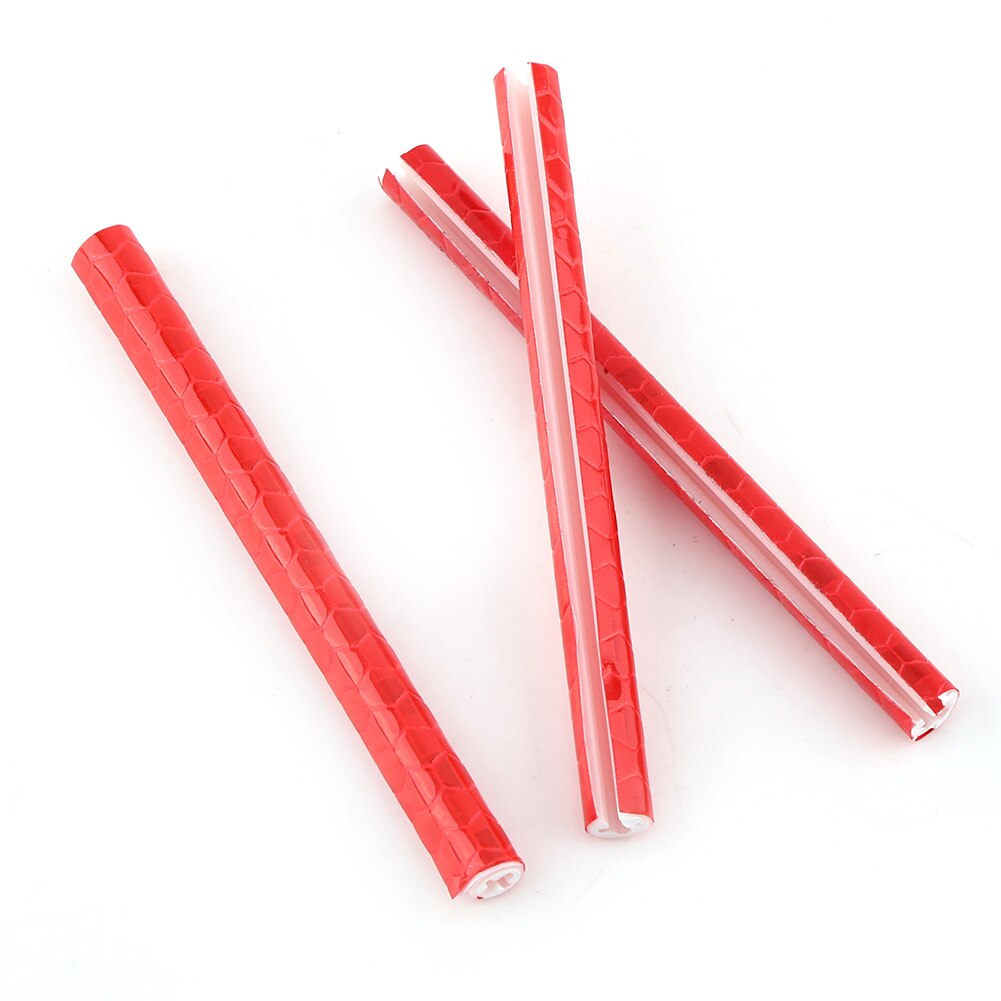 24 szt. 75mm światła rowerowe odblaskowe szprychy wioślarz górski jazda szprycha robić obręczy koła mocowanie zacisków rury pasek ostrzegawczy materiały zewnętrzne