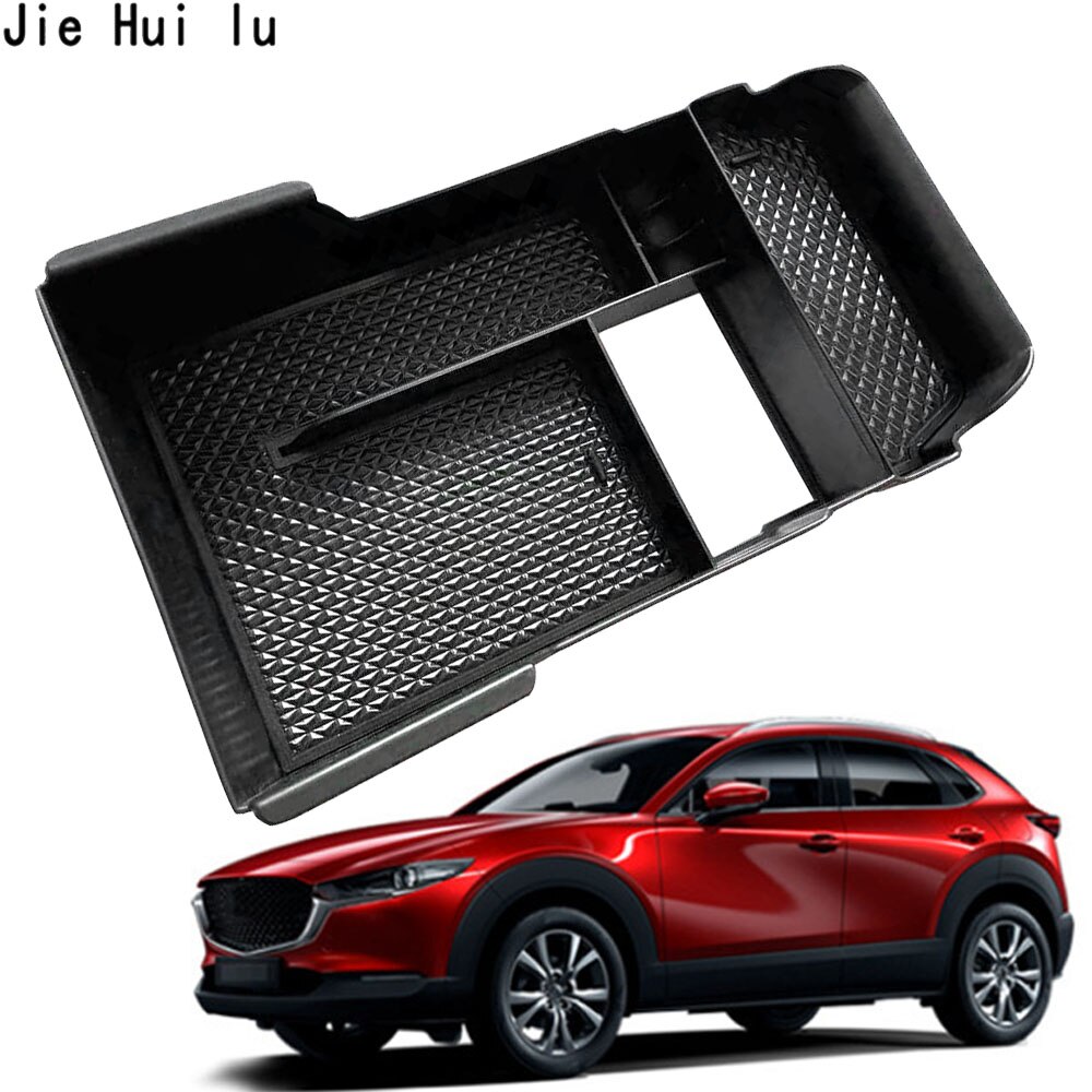 Biltilbehør center opbevaringsboks armlæn armlæn handskeholder plade bil container organiser til mazda cx -30 cx30