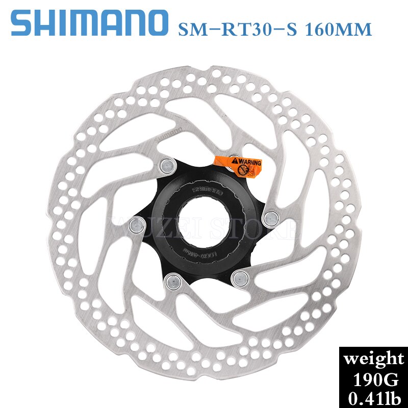 Shimano sm -rt56 rt30 skivebremserotor 6- bolt 160mm 180mm cykelbremserotorer mountainbikes skivebremseskive: Rt30 160mm