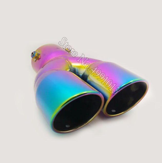 For Honda element car stickers cover muffler exterior back end pipe dedicate exhaust tip tail outlet ornament 1pcs: B1007Mb76