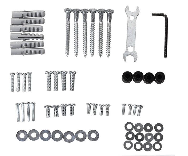 32-60 inch Full Motion TV Wall Mount 6 Swing Arms Bracket with Cable Management