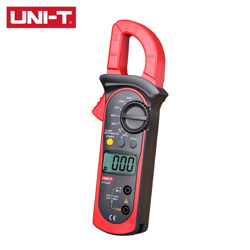 UNI-T UT200A/UT200B Digital Clamp Meter LCD backlight with 1999 readings manual range Over-range prompt Data retention