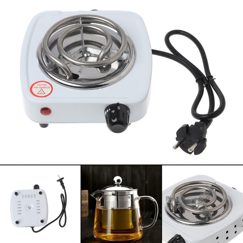 Estufa eléctrica de 500W, quemador de placa , aparatos de cocina de viaje, calentador Portable M2EE