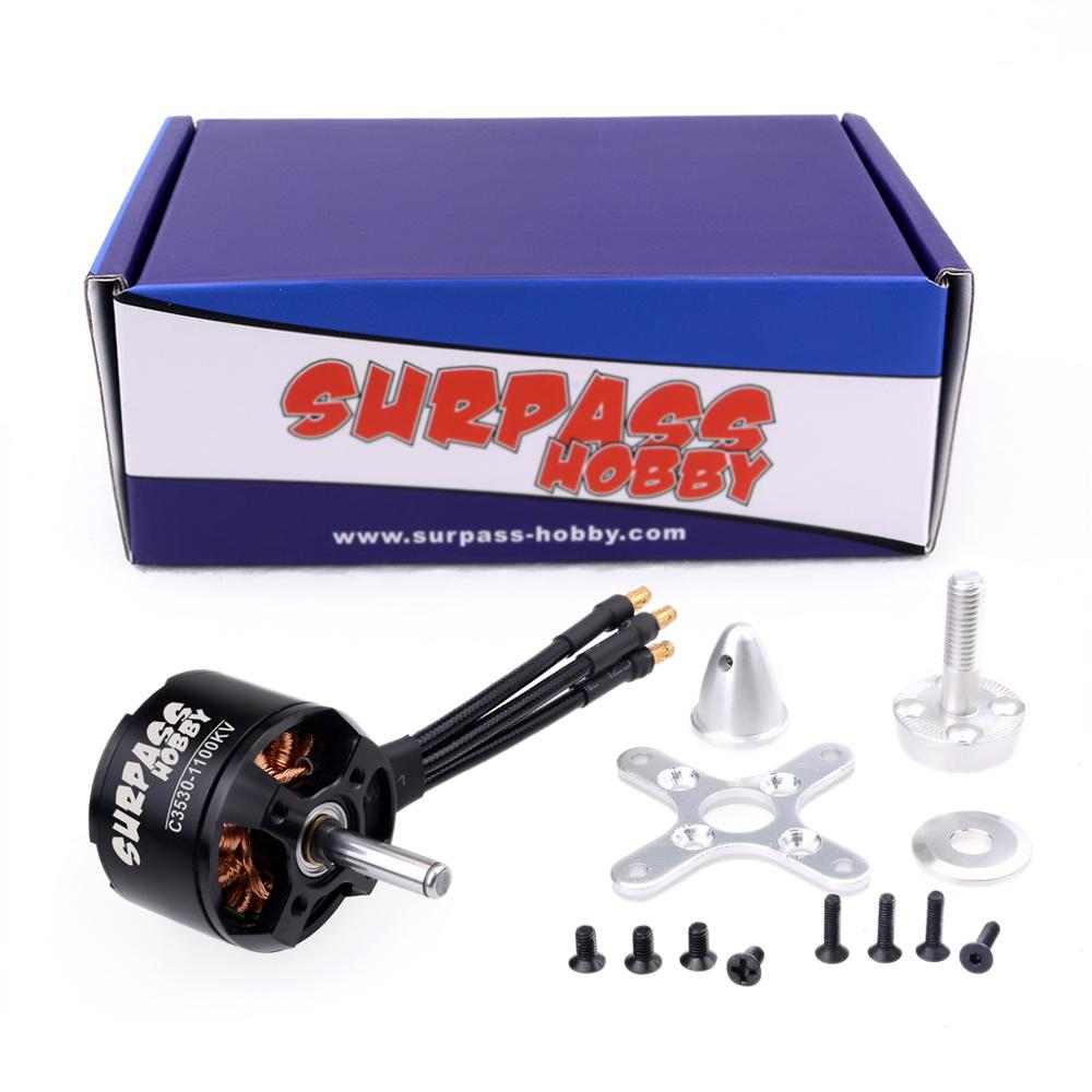 SURPASS HOBBY RC Motor 3530 - 1100KV / 1400KV - Metal - for RC Airplanes