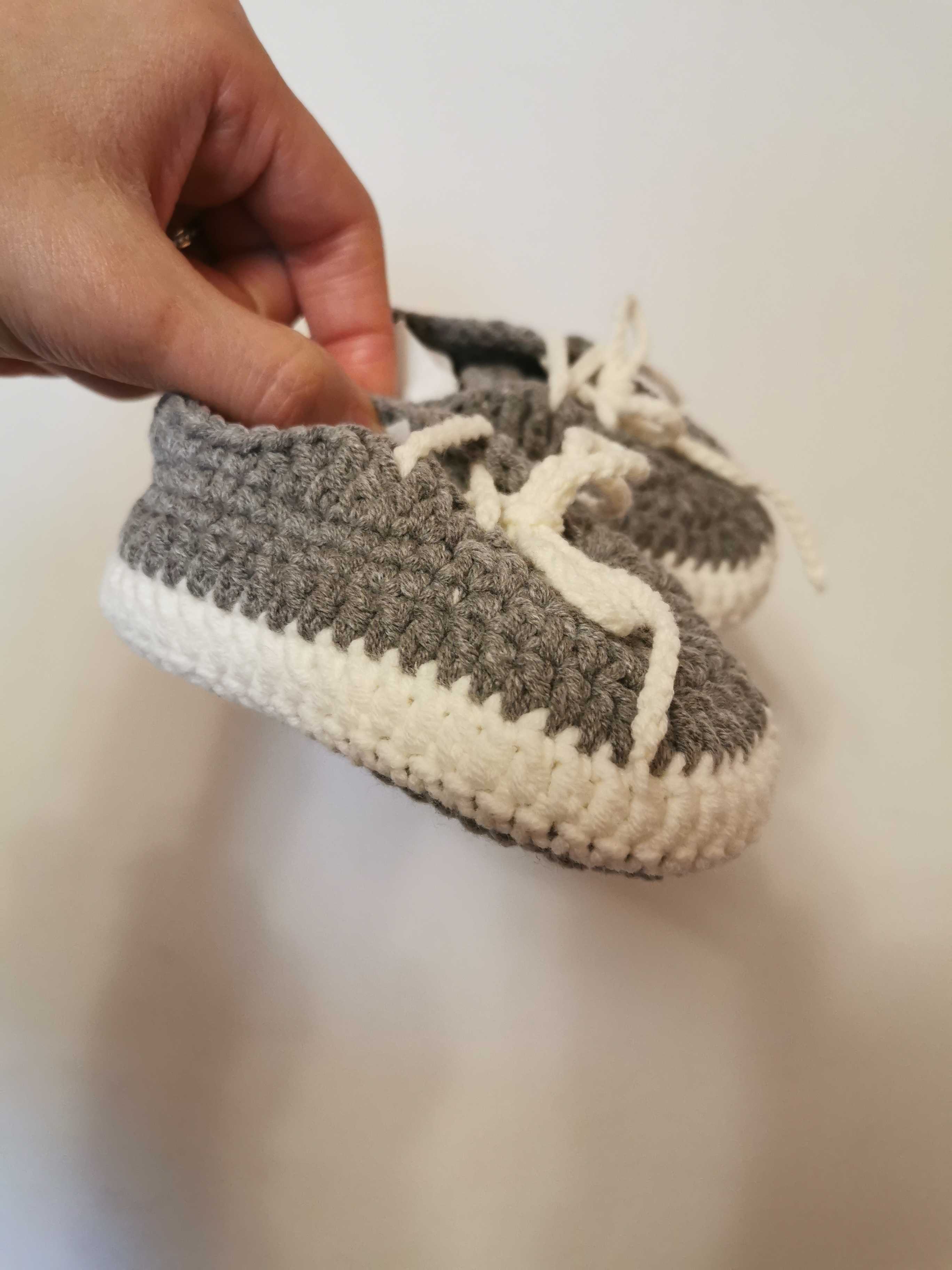 Hand woven lace up sports casual baby shoes walking shoes