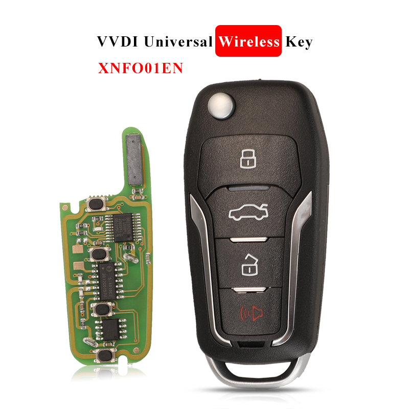 jingyuqin Xhorse XNFO01EN /XNHO00EN /XNTO00EN XNDS00EN Wireless Universal Remote Key For VVDI2/VVDI Key Tool English Version: XNFO01EN Wirless