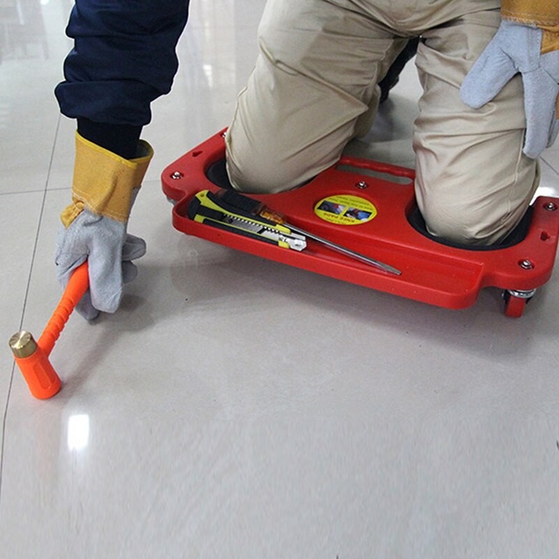 Rolling Knie Bescherming Pad Met Wielen Ingebouwde Foam Padded Creeper Platform Leggen Tegel Of Vinyl Auto Reparatie Beschermen Knieën