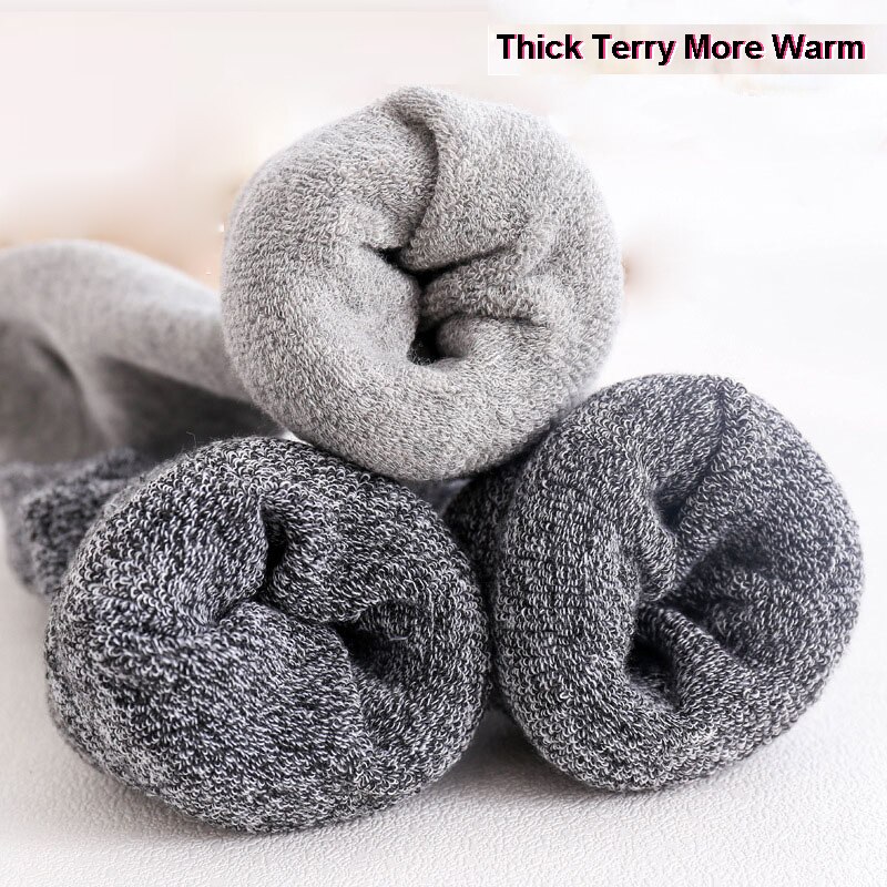6Stck = 3Paare männer Winter Kompression Strumpf Warme Heiße Knie Hohe Lange Bein Frottee Socken Warme verdicken Abdeckung Waden Socken Größe 38-44