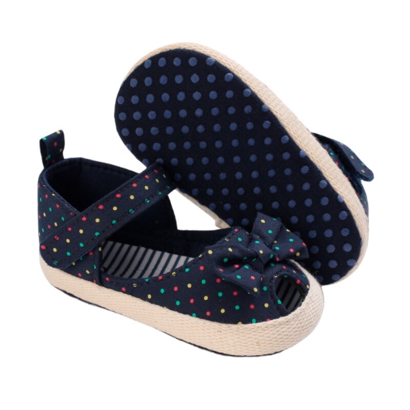 Baby-mädchen-sandalen mit schleife, süße sommer-sandalen mit weicher sohle, flache prinzessinnenschuhe, rutschfeste lauflernschuhe für kleinkinder, größe 12-36m