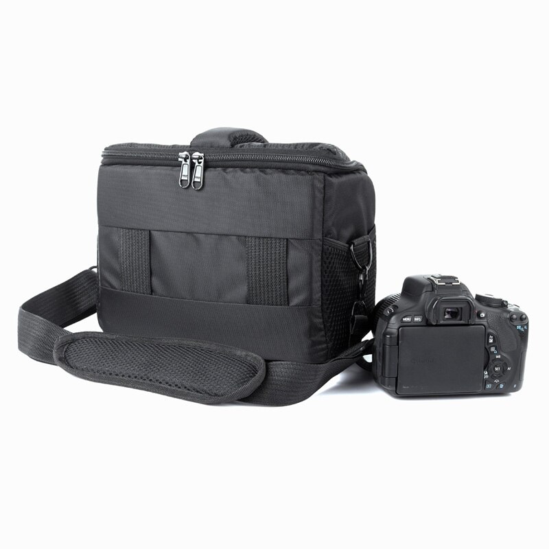 Roadfisher-bolsa tipo bandolera para cámara Estuche para gafas Nikon D3200 D3100 D5100 D5200 D5300 D3400, resistente al agua, nailon