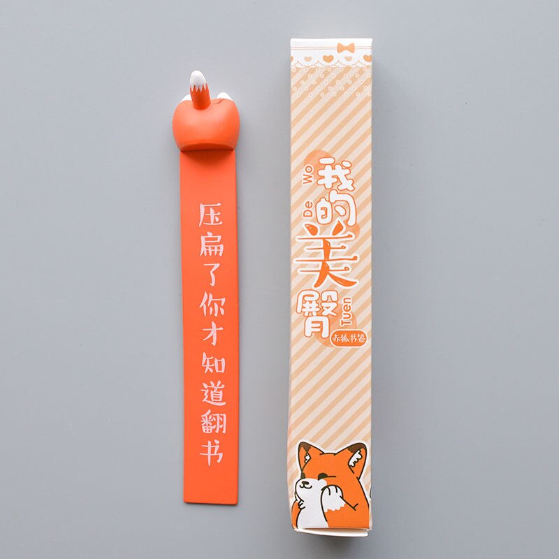 3D Cartoon Animal Bookmarks Wacky Bookmark Cute Funny Bookmarks Cartoon Eye-catching Bookmark Stationery Birthday Party Favors: Red
