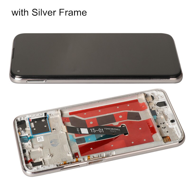 LCD for Huawei P40 Lite JNY-LX1 Display Original LCD with Frame Touch Screen Replacement on for P40 P 40 Lite LCD Display Tested: with Silver Frame