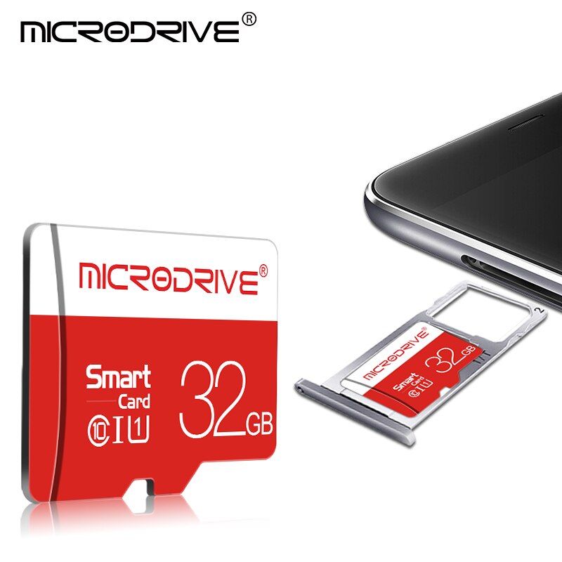 Micro sd-kort 128gb 64gb 32gb klasse 10 minnekort 16 gb 8gb høyhastighets cartao de memoria microsd / tf-kort + adapter
