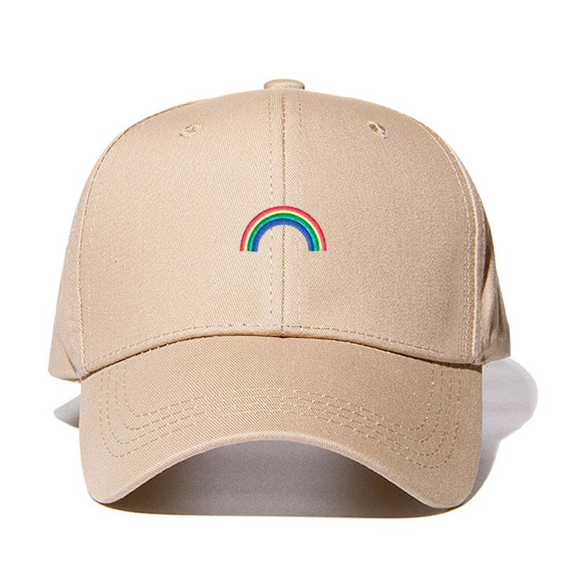 Nuovo Berretto da Baseball Del Ricamo Arcobaleno Papà Caps Unisex Degli Uomini Delle Donne Del Cappello di Snapback Berretto Da Baseball del Cotone Dropshipping