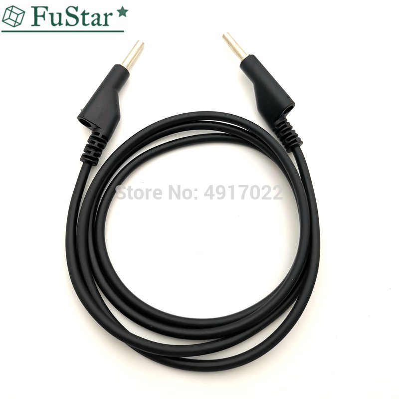 Oiyagai 1 Pair Meter Test Lead Extension Male to Female Connector 4mm