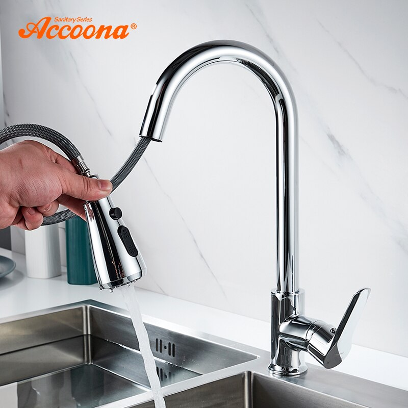 Accoona – robinet de cuisine extractible, pièces de rechange, accessoires de robinet, becs de robinets, petite tête A474