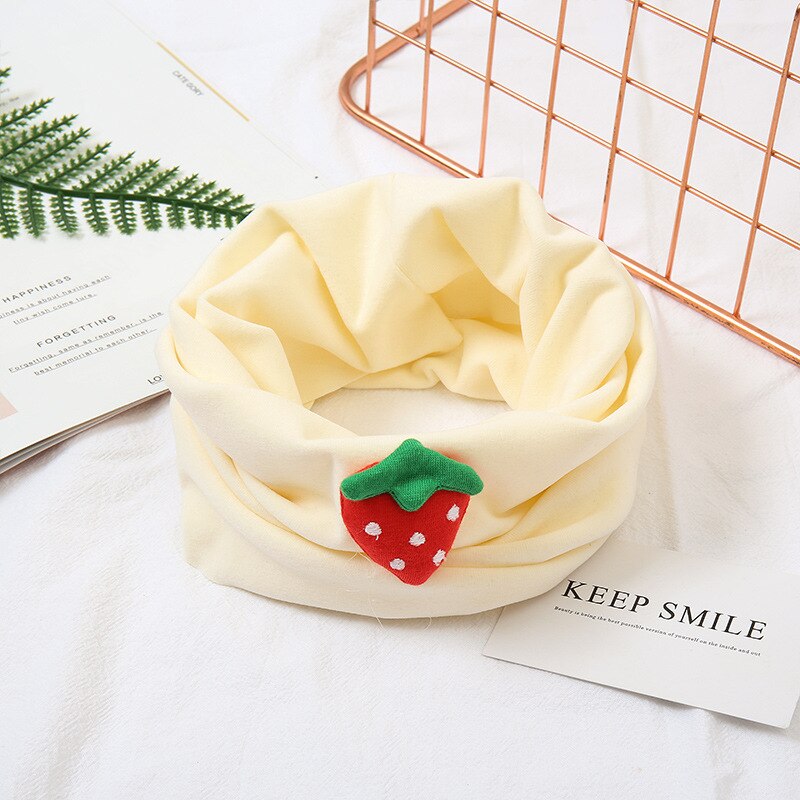 Herfst Winter Kinderen Katoenen Sjaal Winddicht Baby Warm Sjaal Cartoon Kids Uitlaten Lcasual Jongens Kraag Meisjes Halsdoek